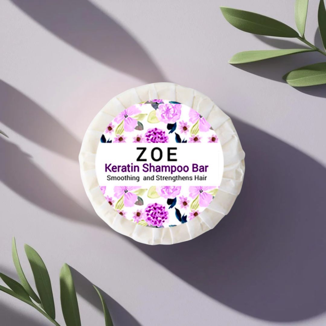 Zoe Keratin Shampoo Bar | Smoothing and Strengthens Hair-1