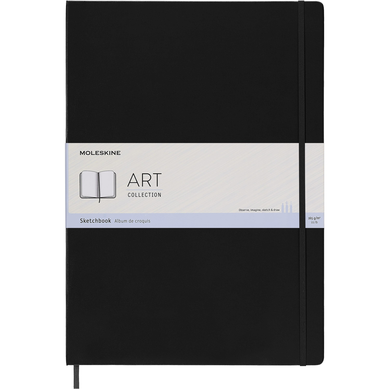 MOLESKINE A3, kemény kötés, fekete (ARTBF851)-0