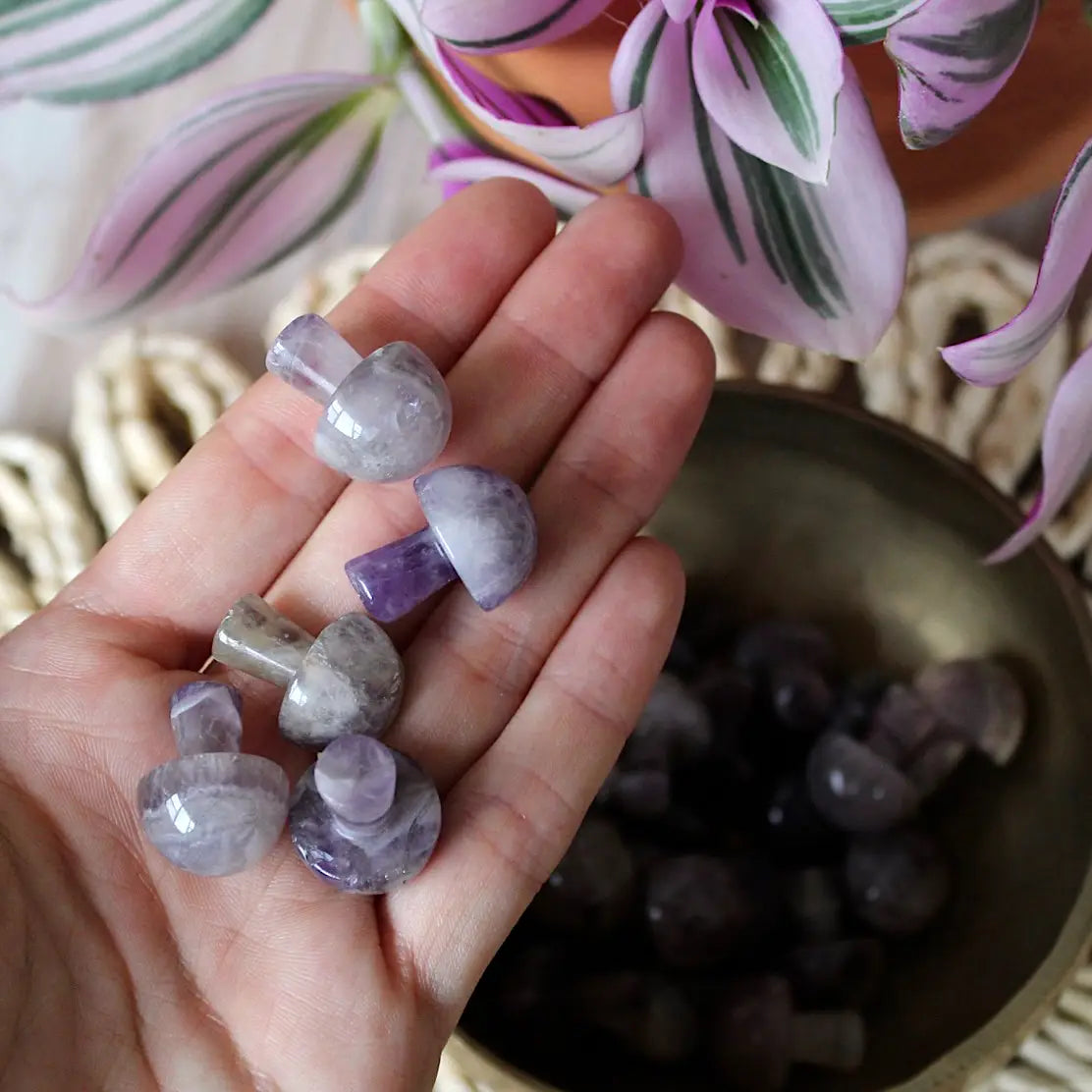 Mini Crystal Mushroom - Humanist Beauty