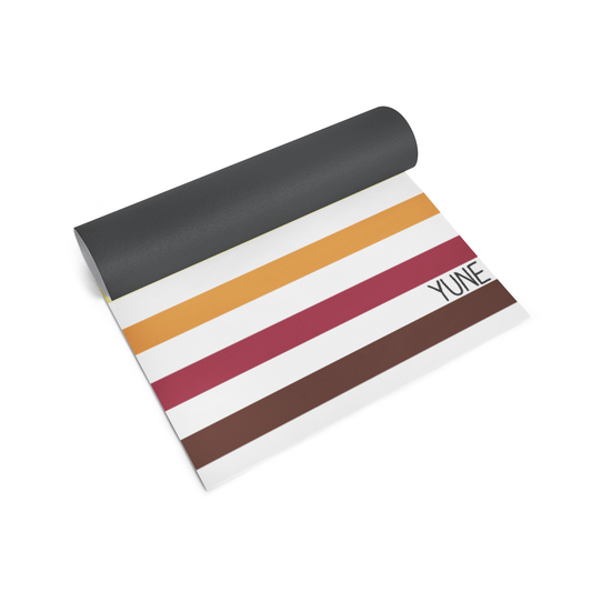 Yune Yoga Striped Yoga Mat