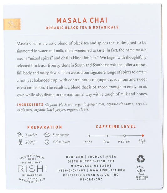 OG2 RISHI MSALA CHAI TEA ( 6 X 15 BAG  )-1