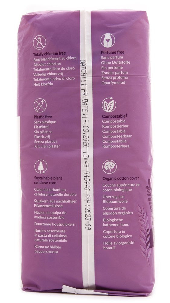 Natracare Night Time Overnight Pads (1x10 CT)-2