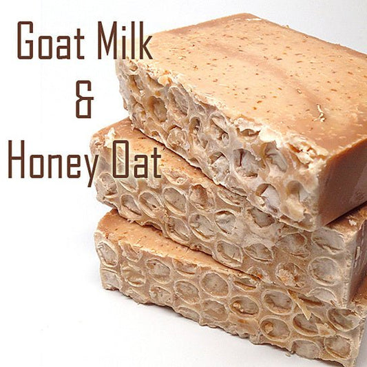 Honey Oat And Goat Milk Luxurios Bar, Natural Cold Process-1